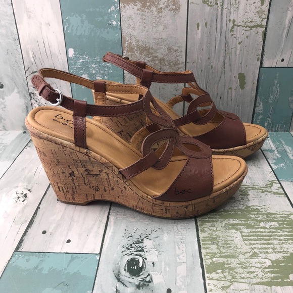 b.o.c. Shoes - boc Born Concept Jalina Wedge Sandals Size 7 NWT